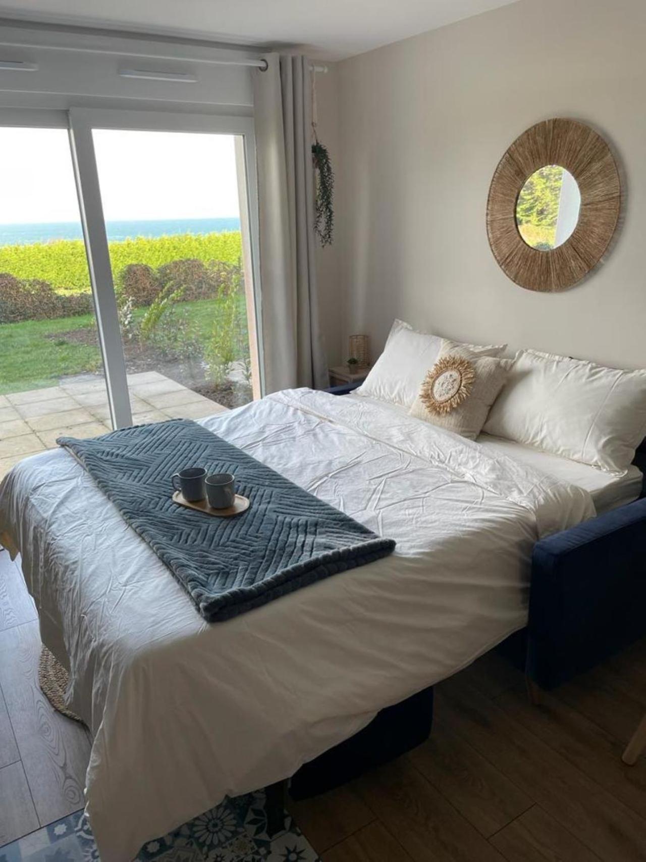Bienvenue Au Studio L'Escale Bleue Avec Vue Mer Et Sur Le Cap Frehel Сен-Каст-ле-Гильдо Экстерьер фото