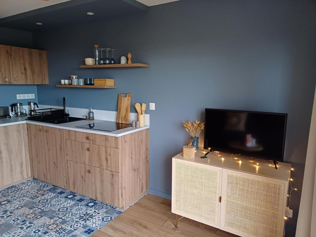 Bienvenue Au Studio L'Escale Bleue Avec Vue Mer Et Sur Le Cap Frehel Сен-Каст-ле-Гильдо Экстерьер фото